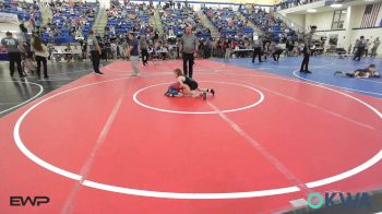 46 lbs Consi Of 4 - Kyson Miller, Wagoner Takedown Club vs Cutter Carson, Salina Wrestling Club