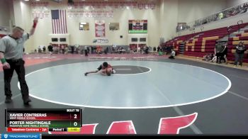 100 lbs Quarterfinal - Xavier Contreras, West Middle School vs Porter Nightingale, Mountain Home Middle School