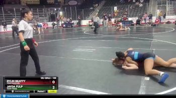 138 lbs Quarterfinal - Rylin Beatty, Team Missouri vs Jayda Fulp, Team Texas