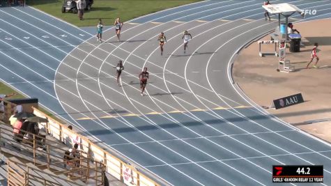 Youth Girls' 4x400m Relay, Semi-Finals 2 - Age 11-12