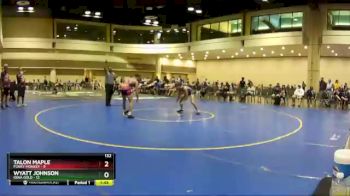 132 lbs Round 7 (8 Team) - Talon Maple, Funky Monkey vs Wyatt Johnson, Iowa Gold
