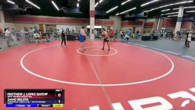 285 lbs Cons. Round 2 - Matthew J. Lopez Quizhpe, Best Trained Wrestling vs David Belota, Corespeed Wrestling - Hutto-Round Rock