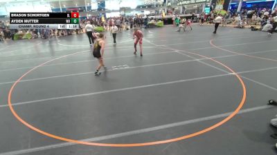 165 lbs Champ. Round 4 - Ayden Mutter, Wrestling University vs Brason Schortgen, Unattached