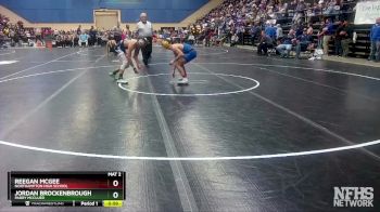 1 - 126 lbs Cons. Round 2 - Jordan Brockenbrough, Parry McCluer vs Reegan McGee, Northampton High School