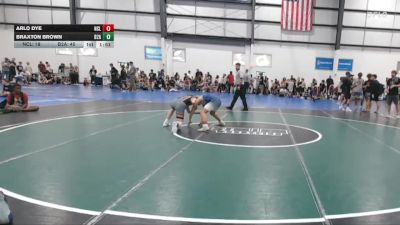 100 lbs Round 3 (6 Team) - Braxton Brown, BELIEVE TO ACHEIVE vs Arlo Dye, NC LEGEND