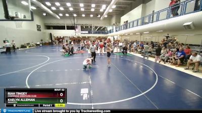 118-126 lbs Round 1 - Riah Tingey, Champions Wrestling Club vs Kaelyn Alleman, Wasatch