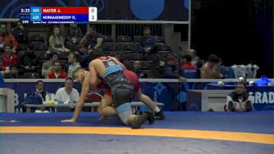 92 kg Quarterfinal - Johannes Mayer, Ger vs Osman Nurmagomedov, Aze