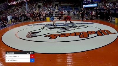 138 lbs 5th Place - Carlos Valdiviezo, CA vs Miller Sipes, MO