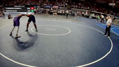 D 1 285 lbs Quarterfinal - Cameron Sumrall, Hahnville vs Griffin Ellis, Jesuit