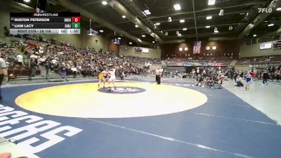 2A 106 lbs Quarterfinal - Liam Lacy, San Juan vs Ruston Peterson, Grand County