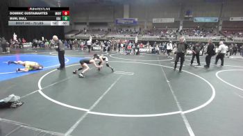 78 lbs 3rd Place - Dominic Gustamantes, Montezuma-Cortez Middle School vs Burl Dull, USA Gold