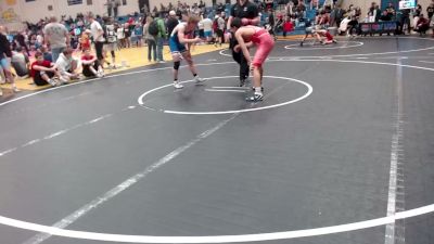 126 lbs Quarters - Justus Peregrina, Buzzsaw Wrestling Club vs Ryan Fuhriman, Kuna Klub