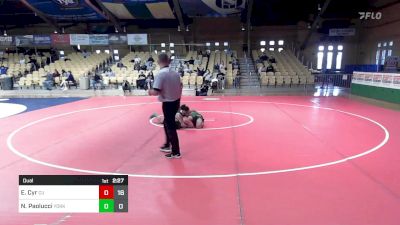 149 lbs Dual - Eli Cyr, Castleton vs Nick Paolucci, York College