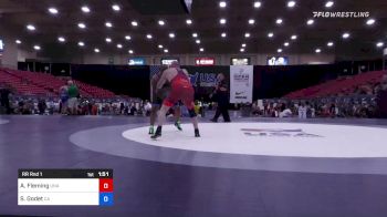 130 lbs Rr Rnd 1 - Aaron Fleming, Unattached vs Stoney Godet, California