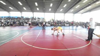 116 lbs 2nd Place - Hayden Eardley, Wyoming Unattached vs Gabriel Serros, New Mexico Bad Boyz