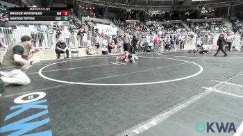 61 lbs Consi Of 16 #2 - Braden Whitehead, Raw Wrestling Club vs Ashton Tipton, Choctaw Ironman Youth Wrestling