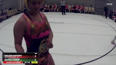 238 lbs Round 1 (8 Team) - Meya Howell, Kansas Pink Gecko vs Eden Hach, South Dakota Lightning