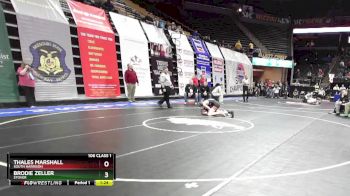 106 Class 1 lbs Champ. Round 1 - Thales Marshall, South Harrison vs Brodie Zeller, Stover