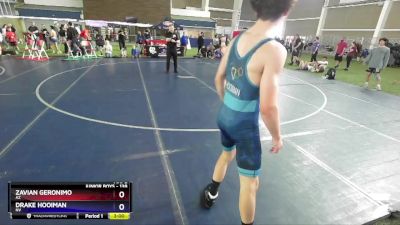 138 lbs Cons. Round 6 - Zavian Geronimo, AZ vs Drake Hooiman, NV