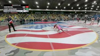 118 lbs Champ. Round 1 - Avery Rosecrans, Camel Kids Wrestling vs Raelynn Biel, Dakota Boyz Wrestling Club