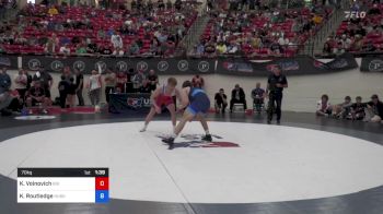 70 kg Semis - Kael Voinovich, Big Game Wrestling Club vs Kody Routledge, Husky Wrestling Club