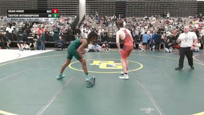119-I lbs Round Of 32 - Sean Hinze, Bacon Barbell Club vs TaVyon Witherspoon, Milford Mill Junior League