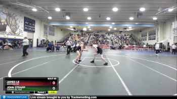 132 lbs Champ. Round 2 - John Strapp, Corona Del Mar vs James Le, Westminster