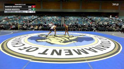 141 lbs Quarterfinal - Marckis Branford, Grand View vs Damian Montoya, Clackamas