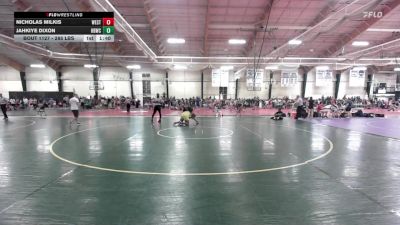 285 lbs Semifinal - Nicholas Milkis, Westminster High School vs Jahkiye Dixon, Honeybadgers