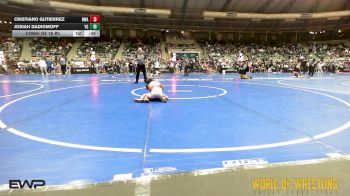55 lbs Consi Of 16 #2 - Cristiano Gutierrez, Region Wrestling Academy vs Josiah Dadiomoff, Young Guns