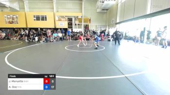 54 kg Final - Jordan Manyette, Barn Boys vs Alexander Diaz, Steller Trained Revan