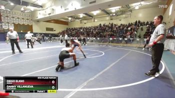 144 lbs 5th Place Match - Danny Villanueva, Beaumont vs Diego Eligio, Ayala