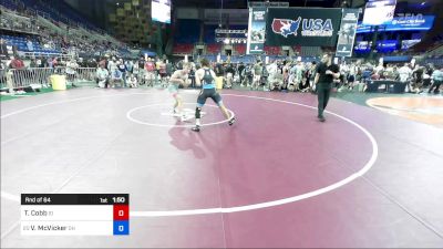 150 lbs Rnd Of 64 - Tyson Cobb, ID vs Virgil McVicker, OH