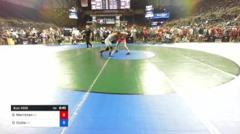 182 lbs Rnd Of 128 - Gregory Merriman, North Carolina vs Diego Costa, California