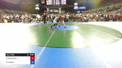 182 lbs Rnd Of 128 - Gregory Merriman, North Carolina vs Diego Costa, California