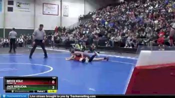 120 lbs Semis & 1st Wrestleback (8 Team) - Jace Rerucha, David City vs Bryce Kolc, Yutan