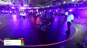 95 lbs 3rd Place - Garrett Clark, War vs Brendon Oehme, Legends Of Gold