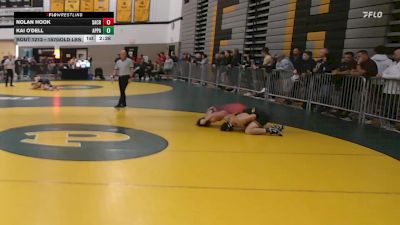 157Gold lbs Rr Rnd 4 - Nolan Hook, Sacred Heart vs Kai O'Dell, Appalachian State