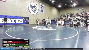 126 lbs Quarterfinal - Santino Alvaro, Santa Ynez vs Noah Lopez, Wasco