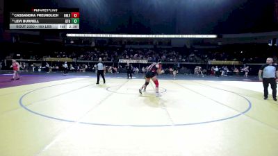 160 lbs Semifinal - Cassandra Freundlich, UNLV vs Levi Burrell, Utah Tech