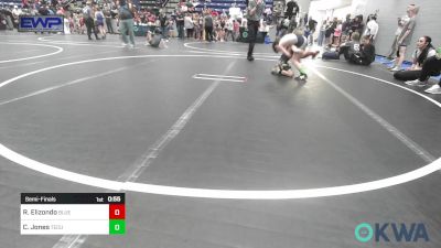 61 lbs Semifinal - Ruger Elizondo, Blue Devil Wrestling vs Canyon Jones, Tecumseh Youth Wrestling