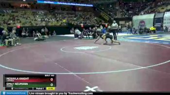 135 lbs Cons. Round 1 - Mckayla Knight, Lathrop vs Emily Neumann, Eureka