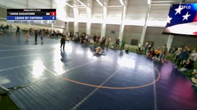 120 lbs Champ. Round 1 - Jorge Sagastume, Sanderson Wrestling Academy vs Camden Caufield, Roy Wrestling Club