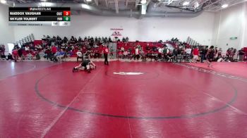 215 lbs Cons. Round 5 - Maddox Vaughan, Chatfield vs Skyler Tolbert, Palmer Ridge