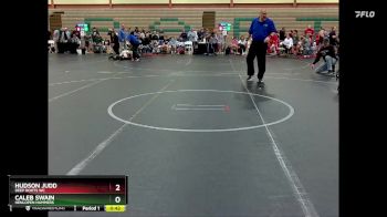 68 lbs Quarterfinal - Caleb Swain, Henlopen Hammers vs Hudson Judd, Deep Roots WC