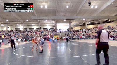 A 165 lbs Quarterfinal - Ayden Hood, Pigeon Forge High School vs Kameron Stafford, Tullahoma High School