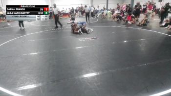 170 lbs Cons. Round 1 - Sariah Franco, Central Florida Wrestling vs Laila Narh-Martey, Not Attached To A Club