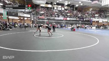 135 lbs Quarterfinal - Eden Hill, Fredonia HS vs McKenna Harris, Silver Lake HS