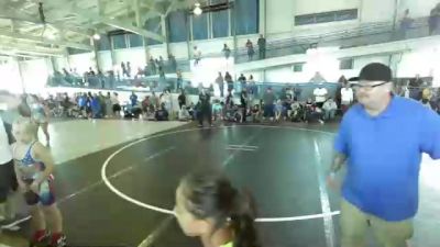 136 kg Semifinal - Kayse Martinovsky, Live Oak WC SC vs Alyssa Campos, Temecula Wine Country/Chaparell