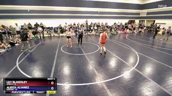 140 lbs Round 1 (6 Team) - Lily Blakesley, Utah 2 vs Aleeza Alvarez, Oregon